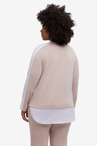 Sweat-shirt Ulla Popken en rose