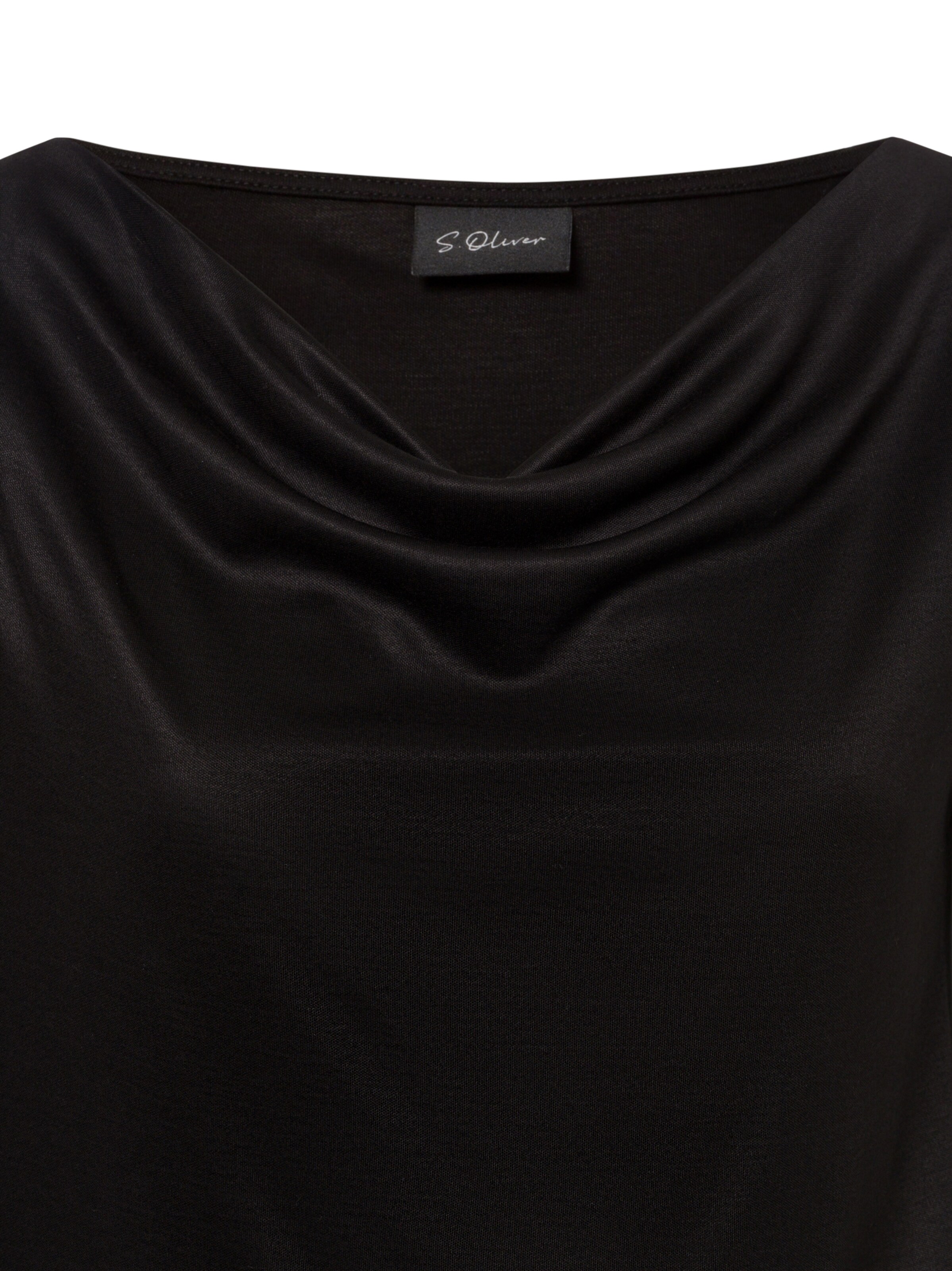 s.Oliver Μπλουζάκι σε μαύρο