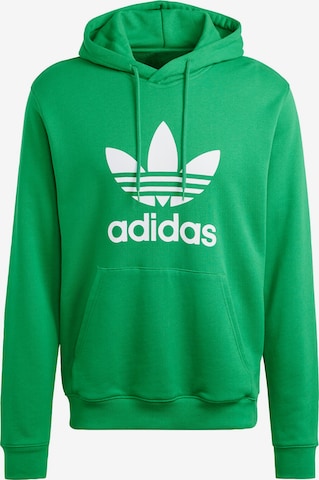 Bluză de molton de la ADIDAS ORIGINALS pe verde: față