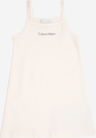 Calvin Klein Jeans Mekko värissä valkoinen: etupuoli