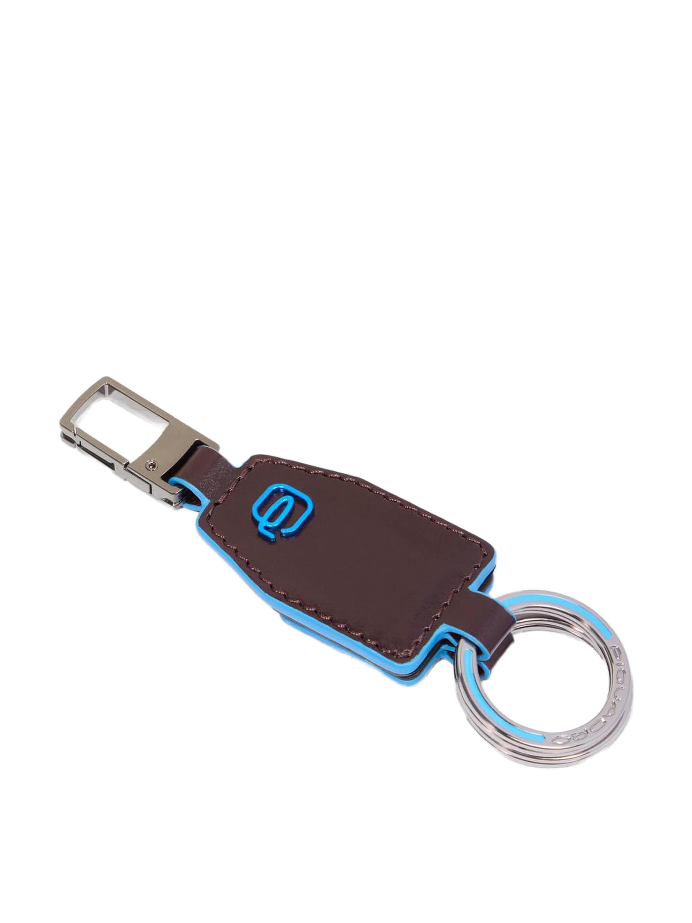 Piquadro Sleutelhanger in Bruin: voorkant