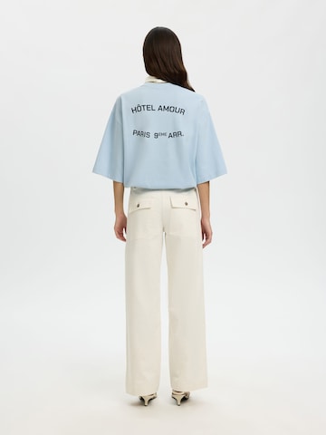 SELECTED Oversized bluse 'SLFLIA' i blå