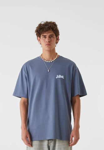 Lost Youth Shirt 'Amalfi Dreamscape' in Blue: front
