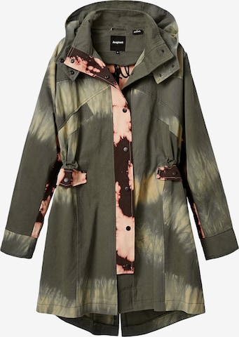 Desigual Between-Seasons Parka in Green: front