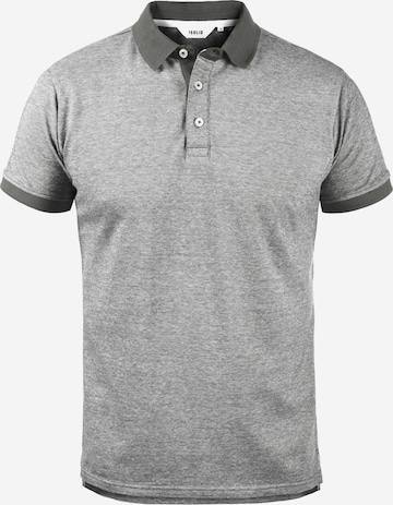 !Solid Poloshirt 'Panos' in Grau: front
