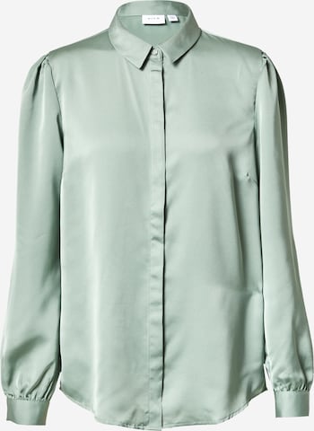 VILA - Blusa en verde: frente