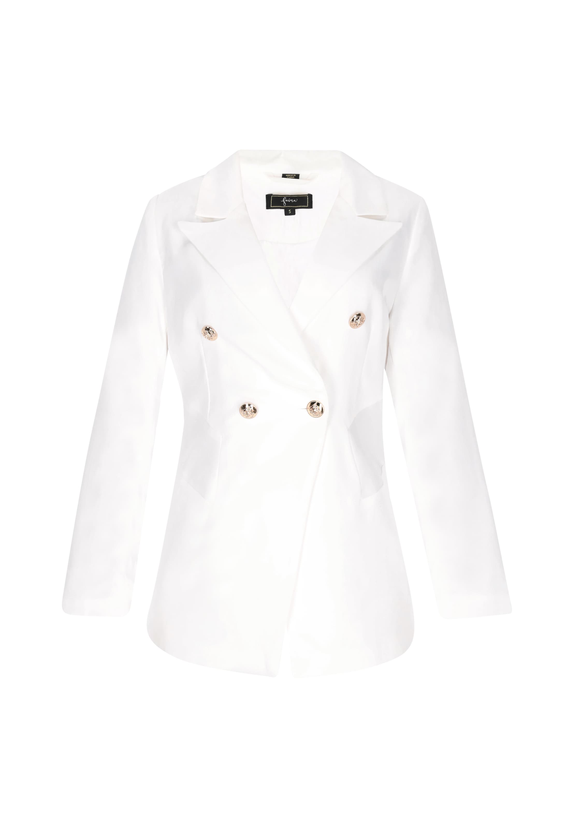 faina Blazers in Wit: voorkant