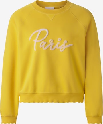 Rich & Royal Sweatshirt in Yellow: front