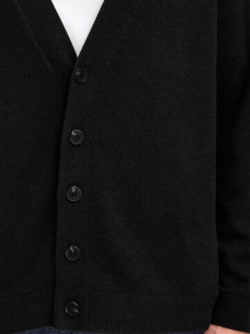 !Solid Gebreid vest ' SDRICK ' in Zwart