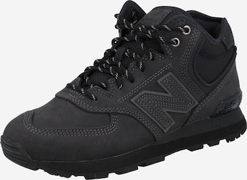 Baskets basses '574' new balance en noir : devant