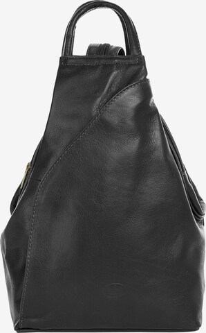 Sac à dos piké en noir : devant