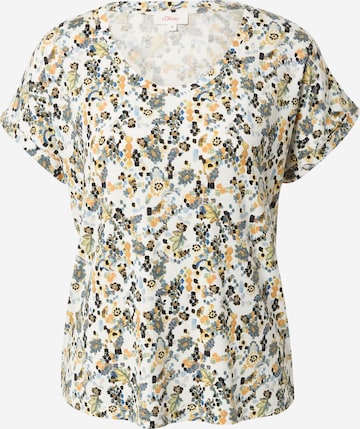 s.Oliver T-Shirt in Beige: predná strana