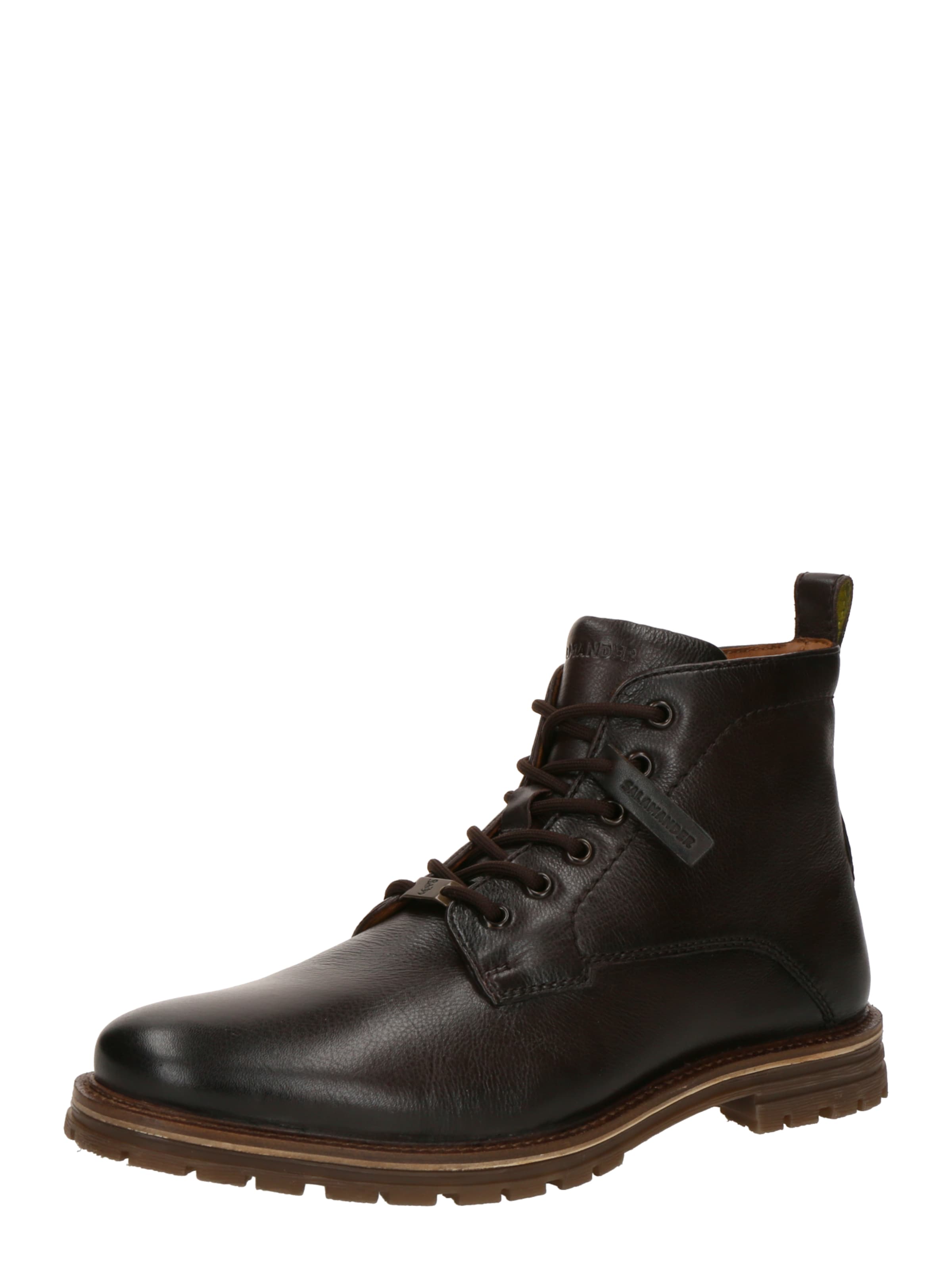 SALAMANDER Snørestøvler i brun: forside