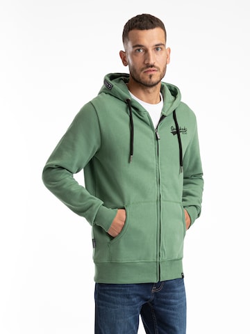 SPITZBUB Sweatshirt ' Norman ' in Green: front