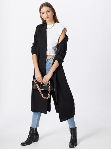 ONLY Between-Seasons Coat 'Line' in Black