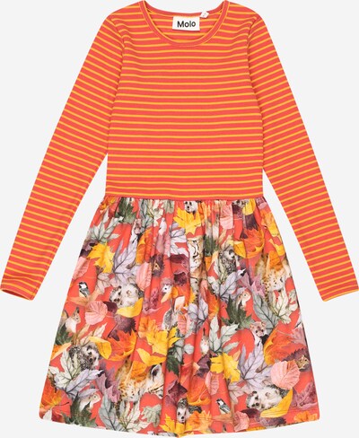 Molo Dress 'Credence' in Yellow / Grey / Khaki / Dark orange, Item view