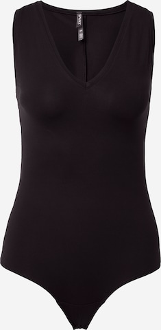 SPANX Shirt Bodysuit in Black: front