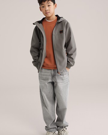 WE Fashion Демисезонная куртка в Серый