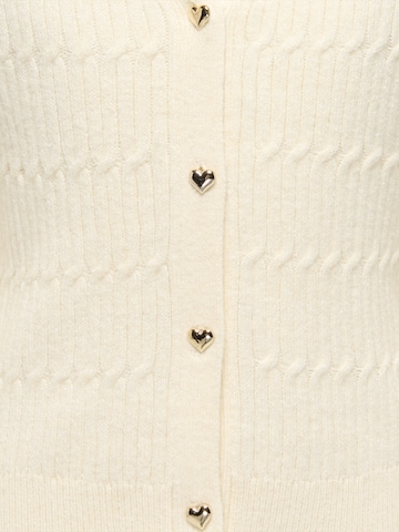 ONLY GIRLS Knit Cardigan 'KOGKATIA' in Grey