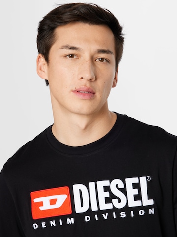 DIESEL Shirt 'JUST' in Schwarz