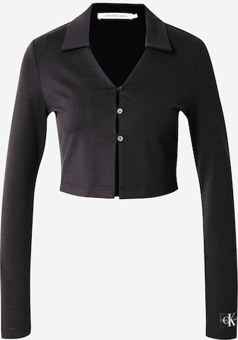 Cardigan 'Milano' Calvin Klein Jeans en noir : devant