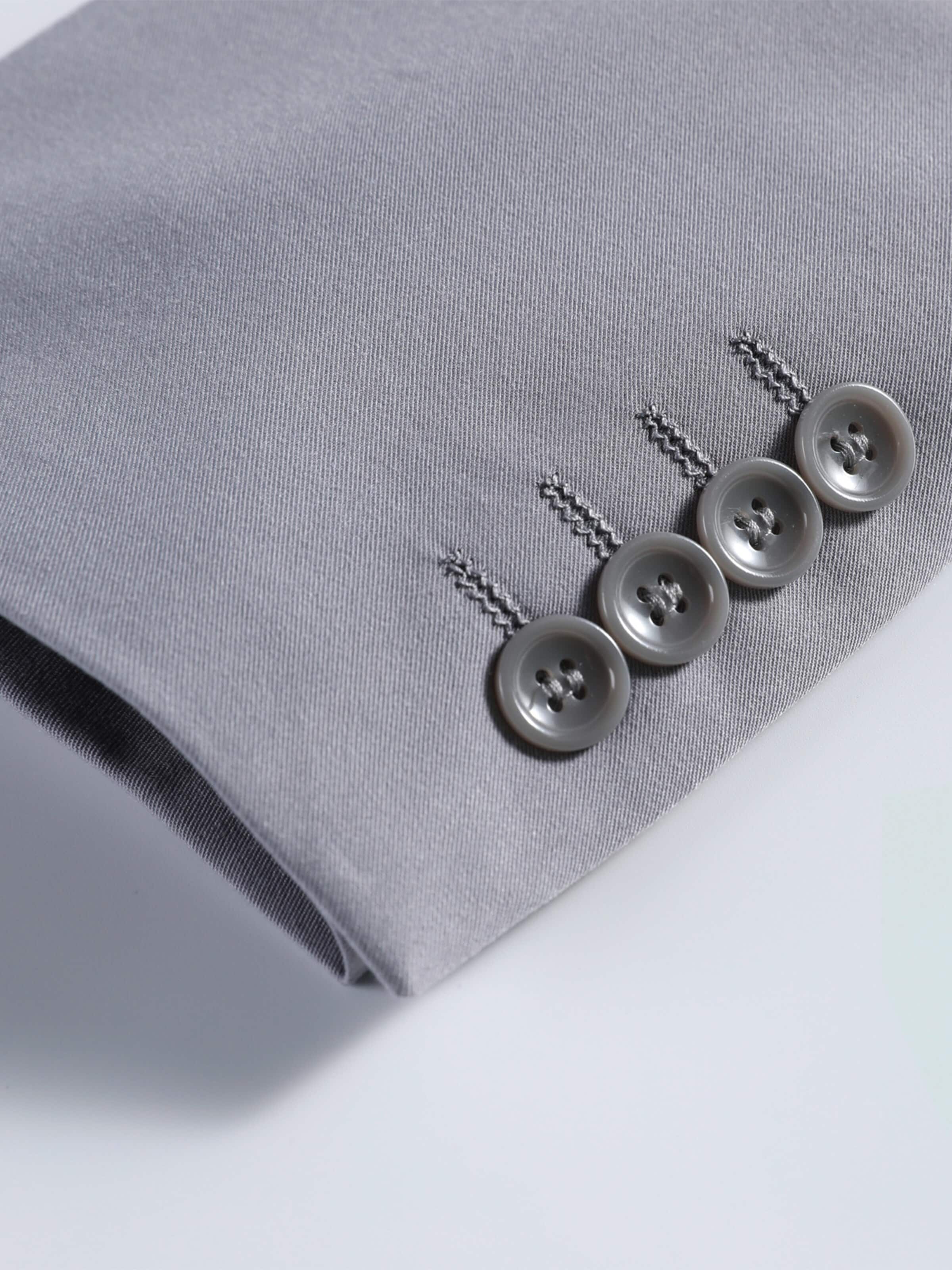 YOUTHUP Slim fit Suit 'Stramm' in Grey