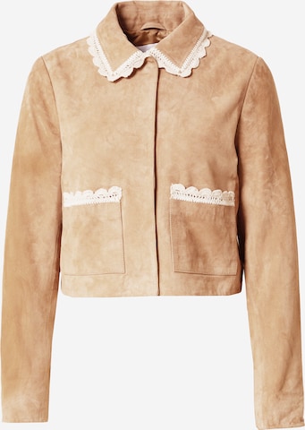 Daahls by Emma Roberts exclusively for ABOUT YOU Between-Season Jacket 'Lucca' in Brown: front