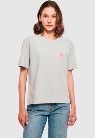 T-shirt 'Self Love Club' Mister Tee en gris : devant