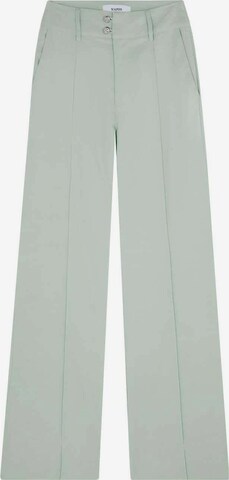 Scalpers Regular Pleated Pants 'Joy' in Green: front