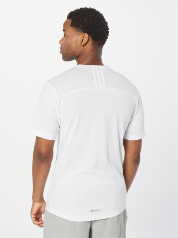 T-Shirt fonctionnel 'Base' ADIDAS PERFORMANCE en blanc