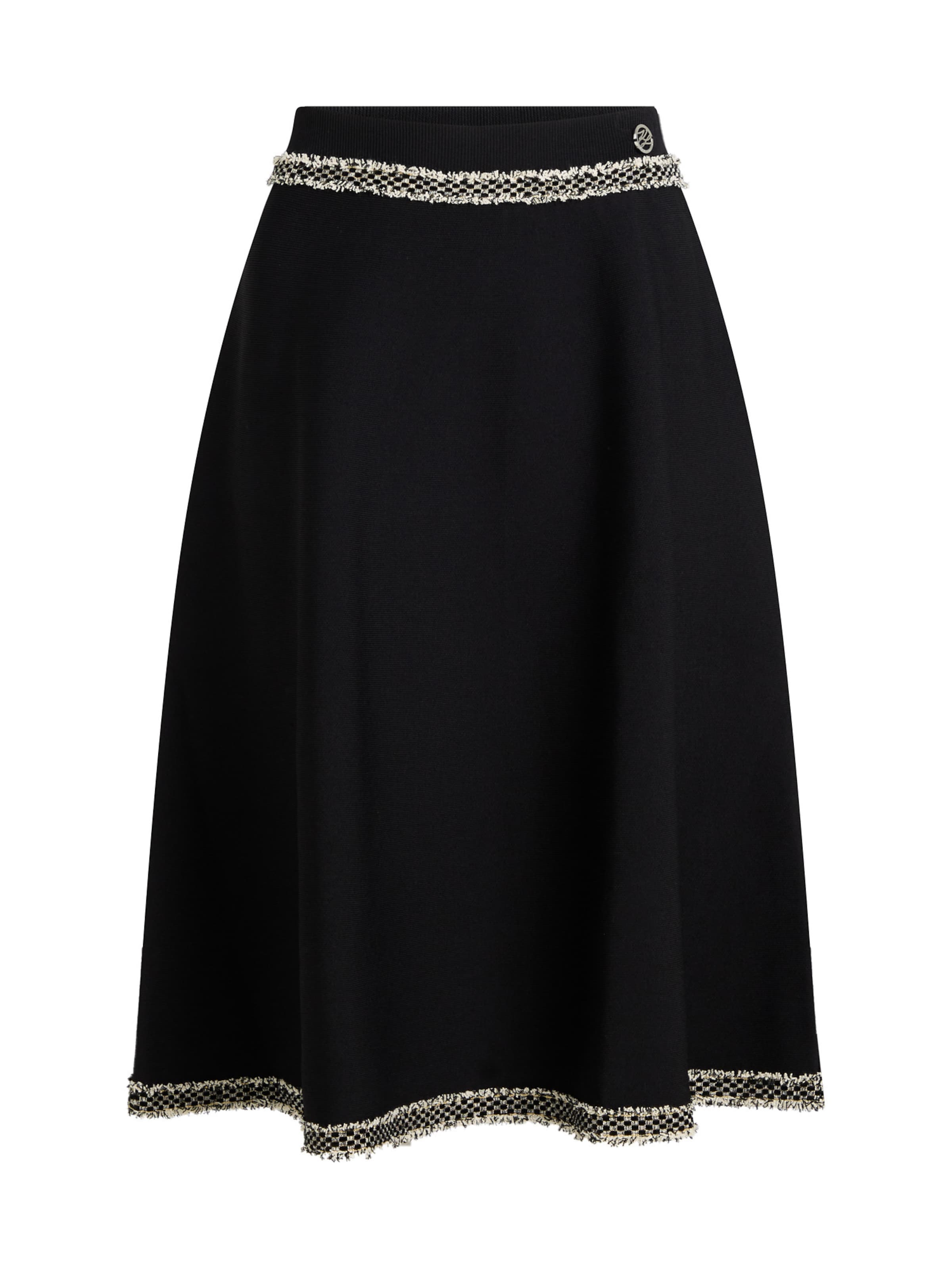 Karl Lagerfeld Rock in Schwarz: Vorderseite