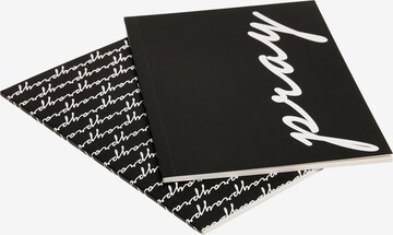 Mister Tee Stationery 'Pray' in Black: front