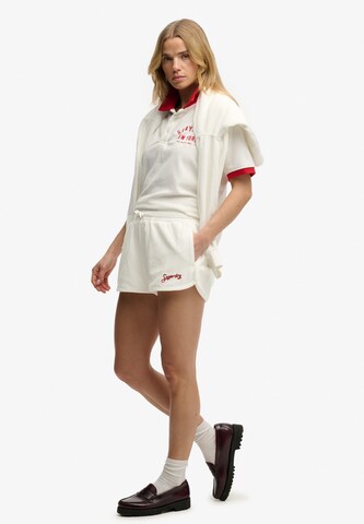 Superdry & Co Loose fit Pants 'Terry' in Beige