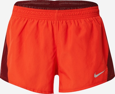 NIKE Sports trousers in Light grey / Orange red / Dark red, Item view