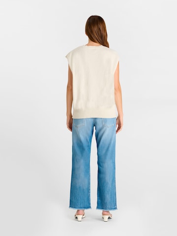 Le Temps Des Cerises Pullover 'Starky' in Weiß