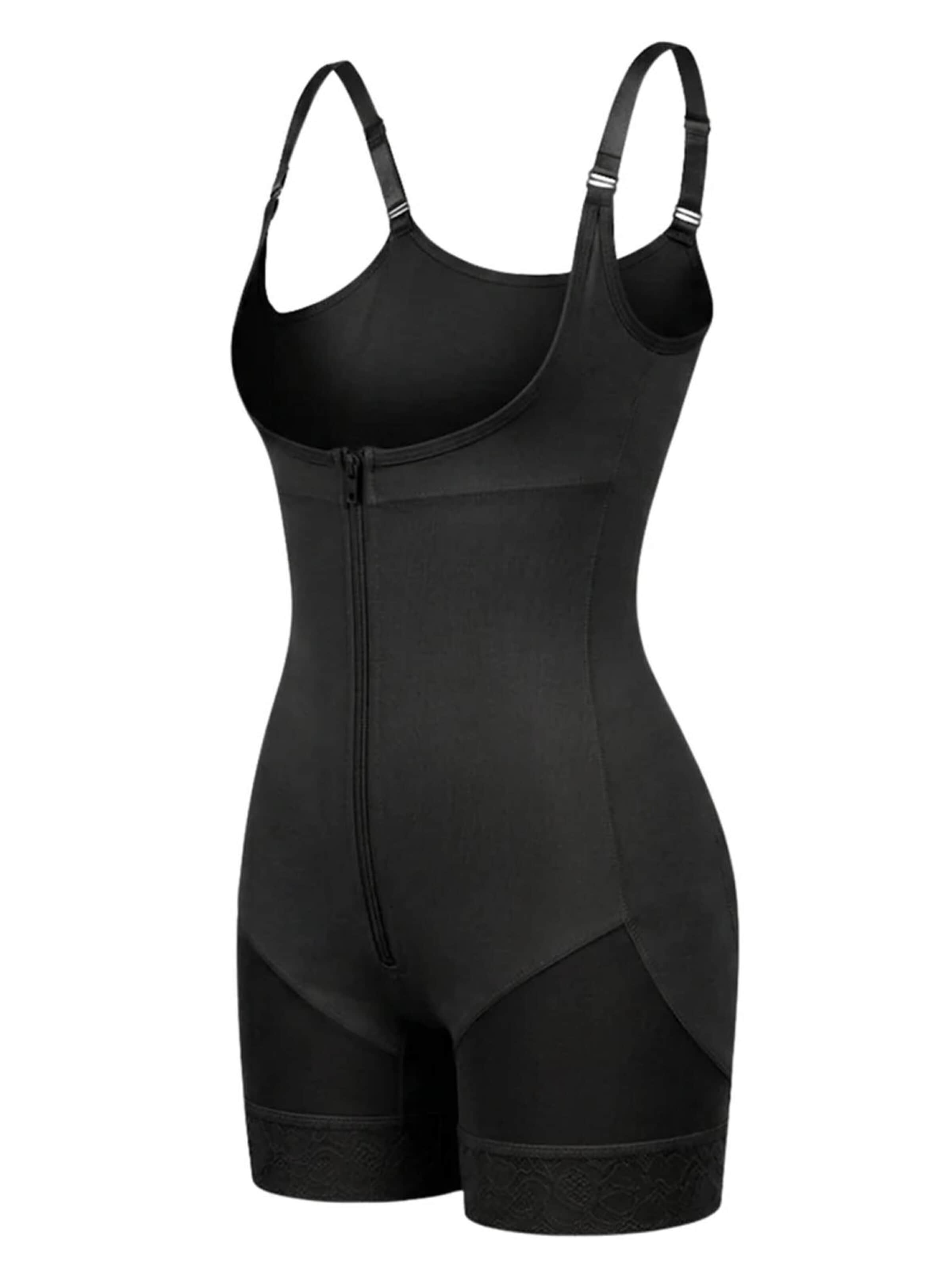 Body modelant 'Corrigerende Bodysuit met haakjes en rits' Shapetape en noir