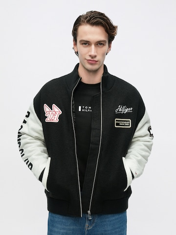 TOMMY HILFIGER - Casaco de malha em preto