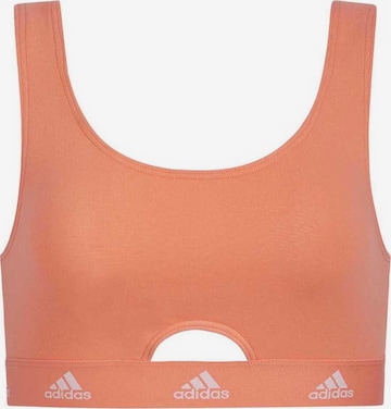 ADIDAS SPORTSWEAR Bustier BH ' SCOOP BRALETTE ' in Oranje: voorkant