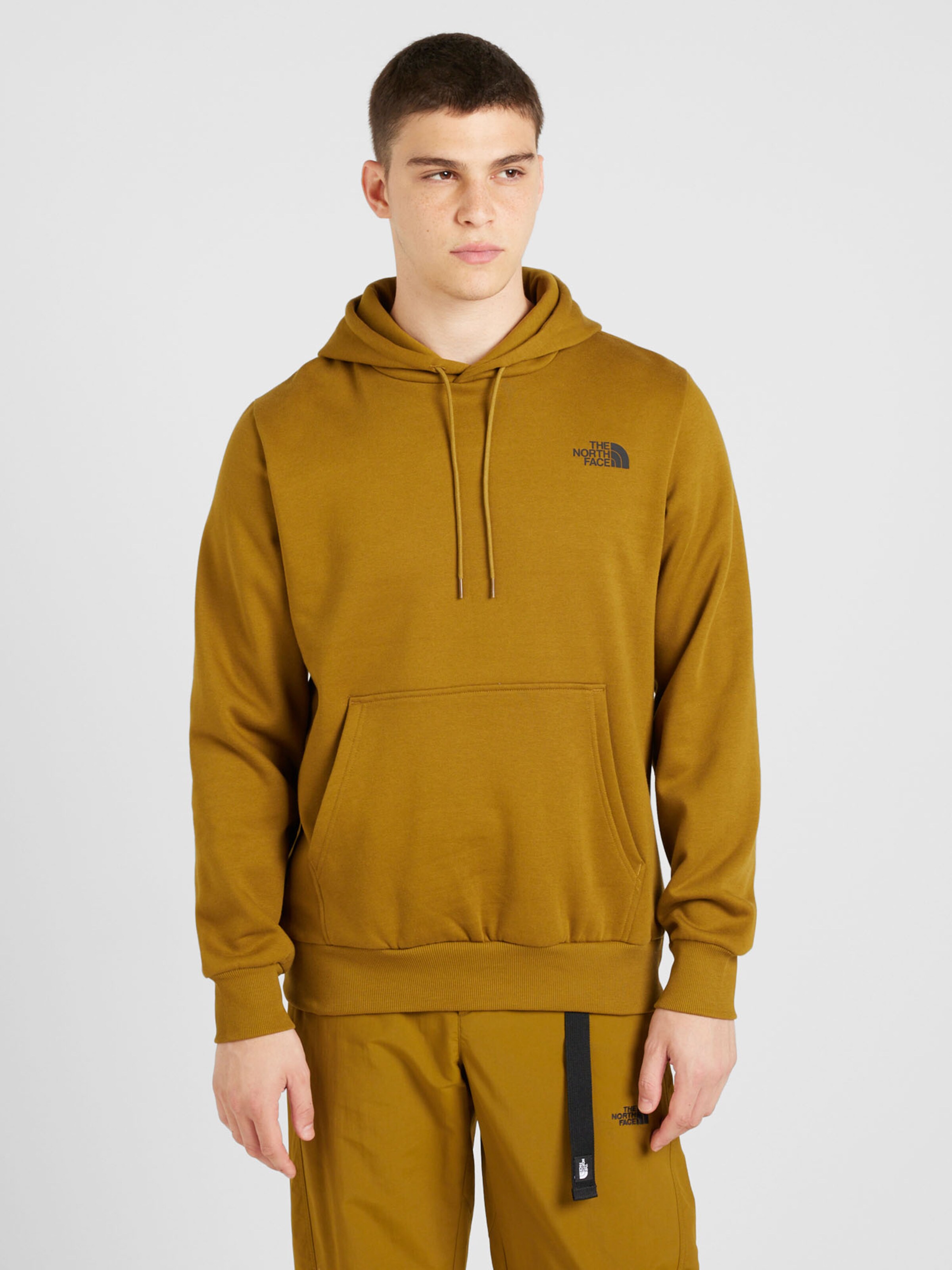 Mustard north face hoodie sale