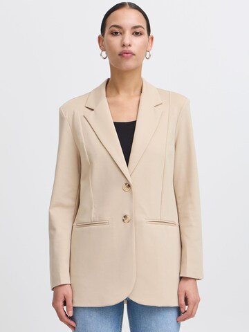 Blazer 'Kate' di ICHI in beige: frontale