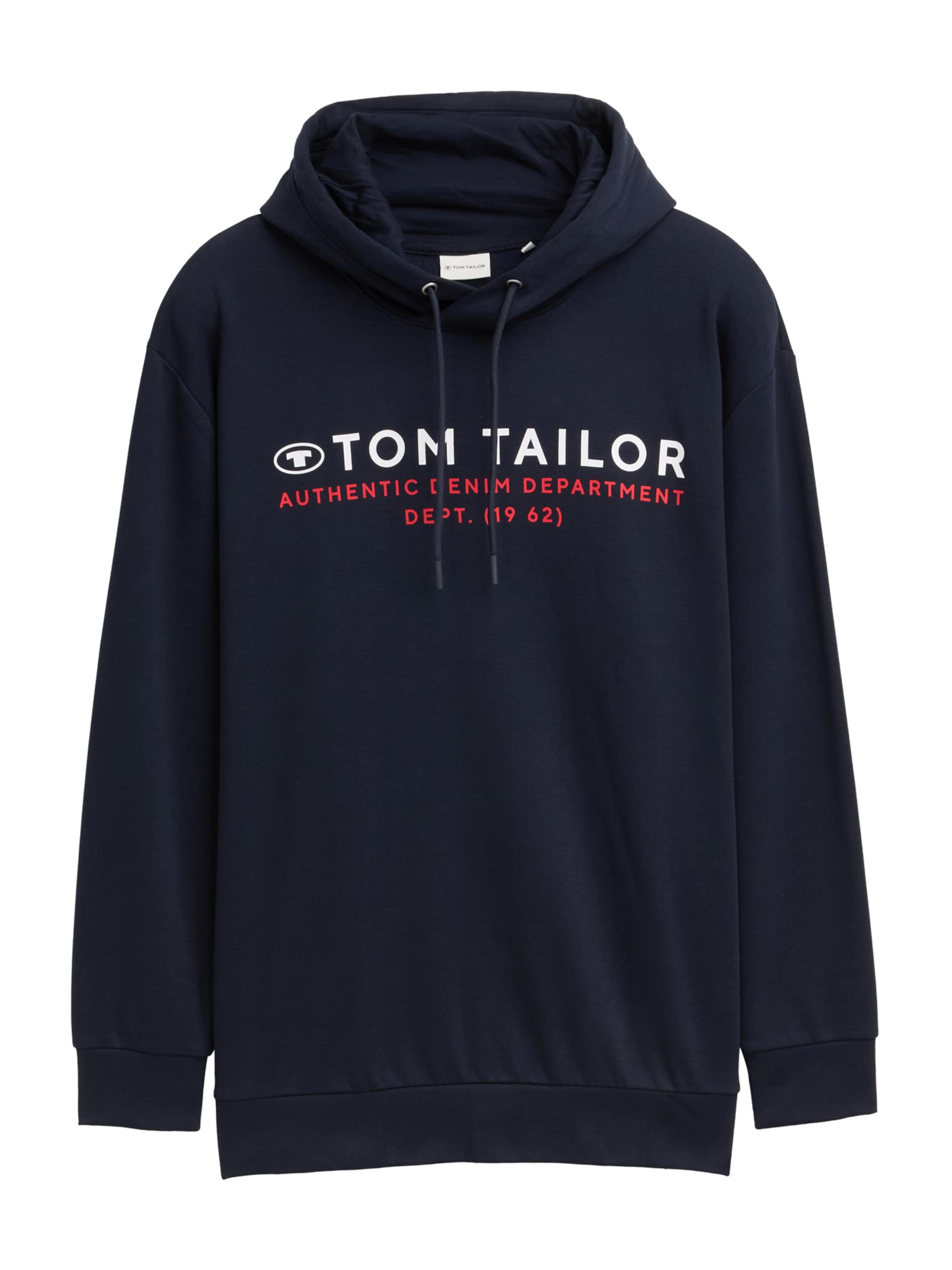 TOM TAILOR Men + Sweatshirt in Blue: front