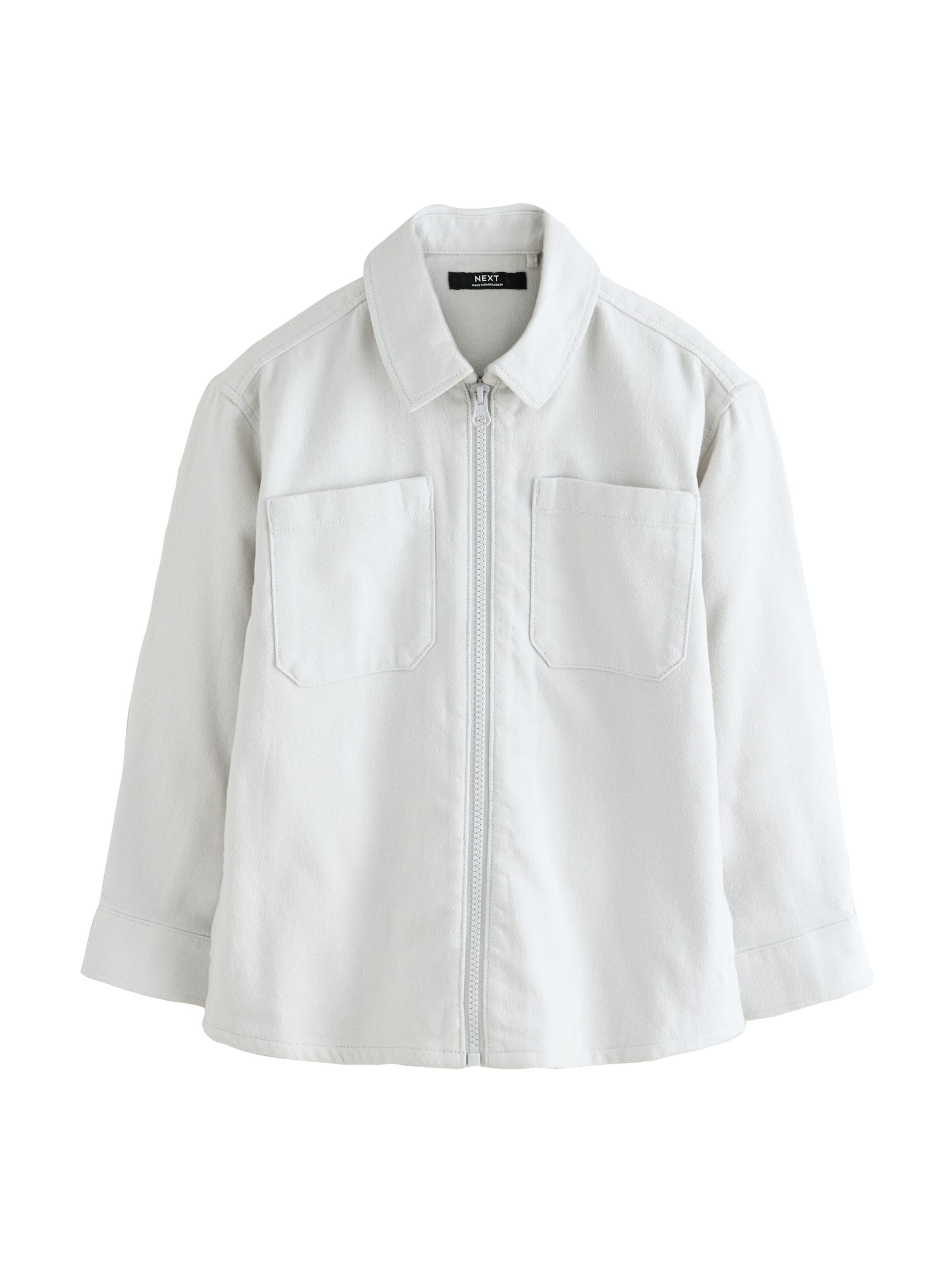 Next Övergångsjacka i grå: framsida