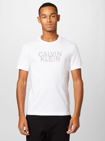 Calvin Klein - Camiseta en blanco: frente