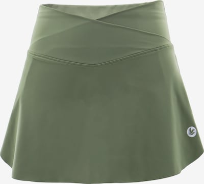 AIKI KEYLOOK Suknja 'Vistalmaar' u zelena / bijela, Pregled proizvoda