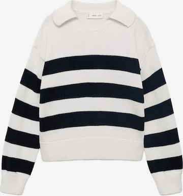 MANGO KIDS Sweter 'SABRINA' w kolorze biały: przód