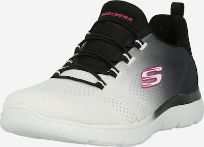 SKECHERS Sneaker in grau / fuchsia / schwarz / weiß, Produktansicht