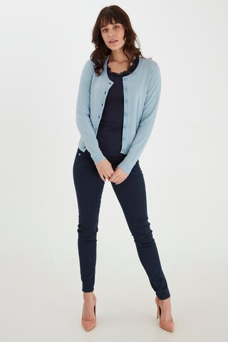 Fransa Knit cardigan 'Uvic' in Blue