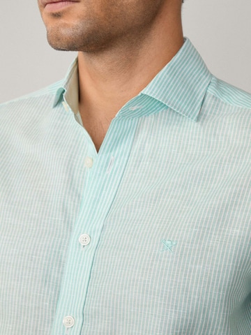 Hackett London Regular Fit Hemd in Grün