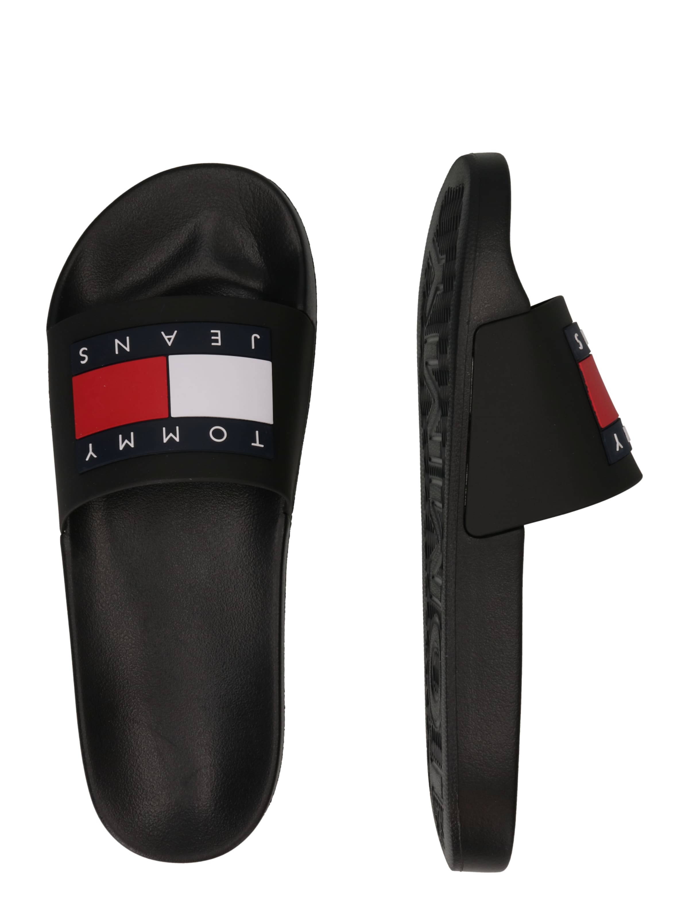 Tommy Jeans Papucs 'Essential' - fekete