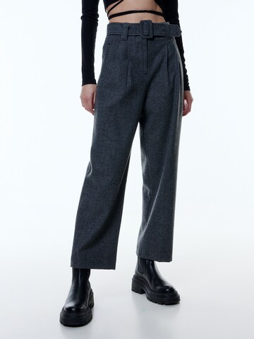 EDITED Wide leg Pants 'Nilda' in Grey: front